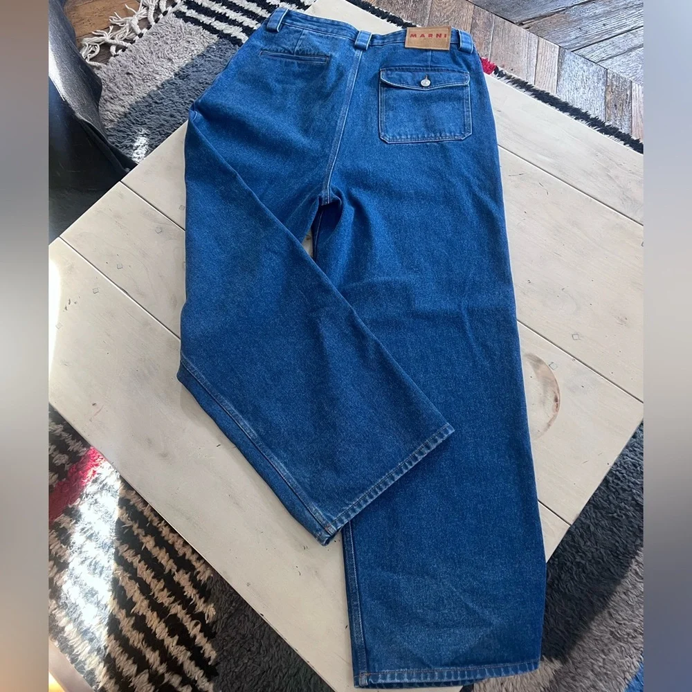 Marni Perfect Condition Men's Pleat Jeans - Picture 2 of 5